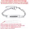 Personalized Name Bracelet VIP Link for for Boy Girl