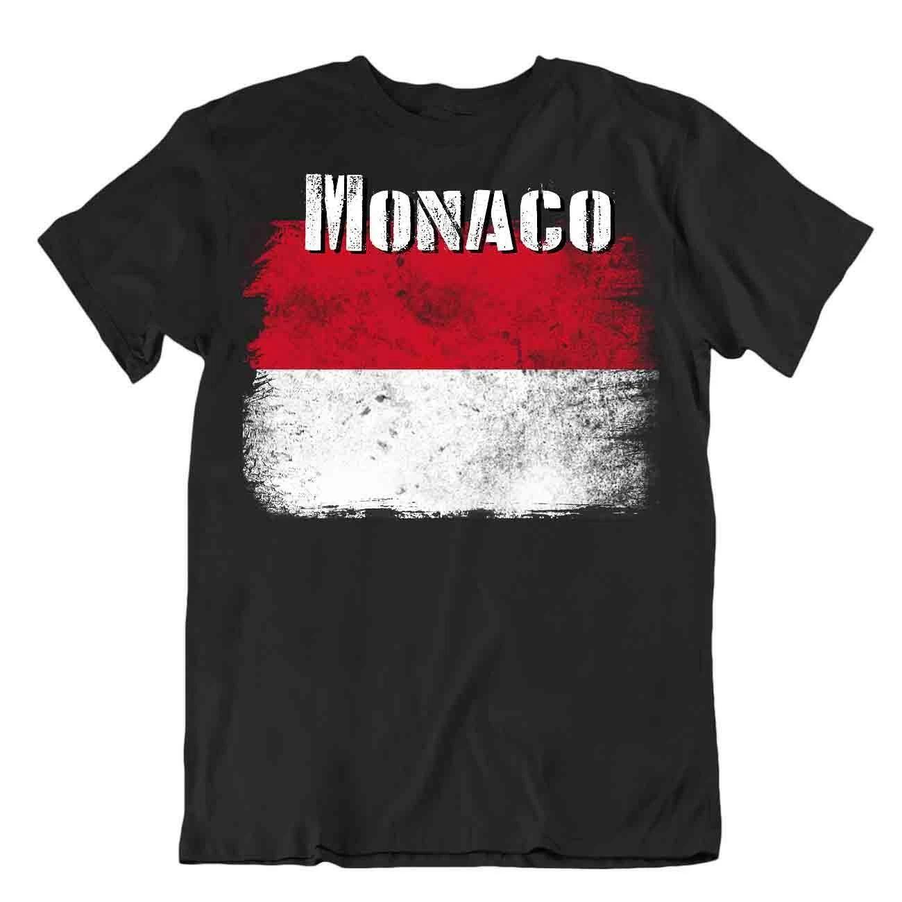 Monaco flag Tshirt T-shirt Tee top city map lozenges With God s Help best gift 2XL