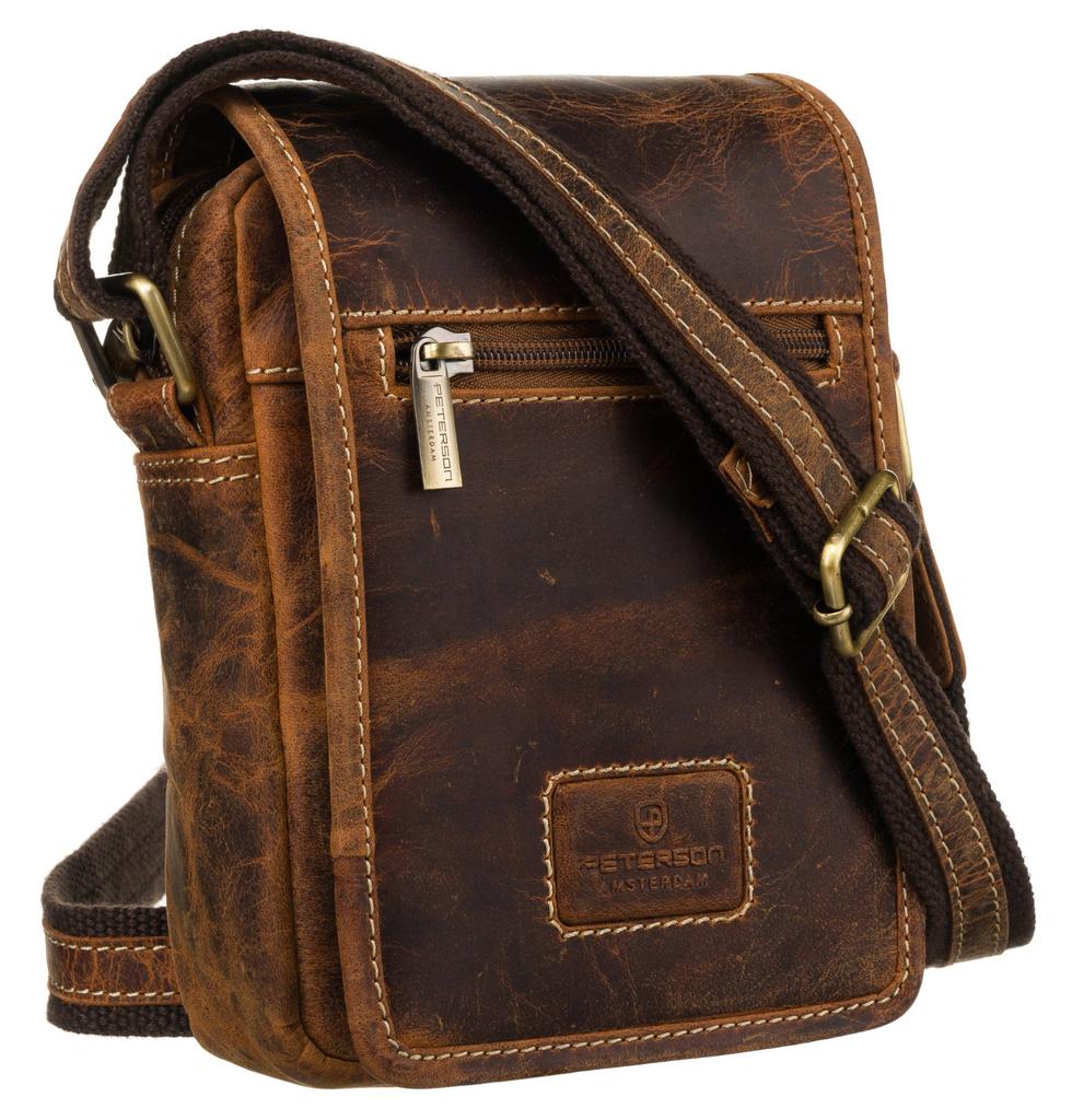 PTN 504-TMH-5870 Tan Leather Bag