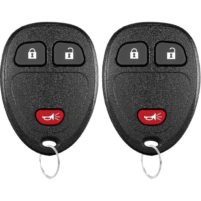 Key Fob Replacement Fits for Chevy Silverado 1500 2500 Tahoe Suburban Avalanche Equinox GMC Sierra Acadia Yukon XL 2007 2008 2009 2010 2011 2012 2013