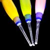 Fashion Abs Adults Children Kids Use Replaceable Head Lighting Earpicks Tool Set