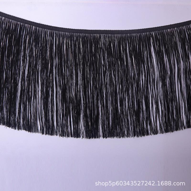 10yard 15/20cm Sequin Tassel Fringe Latin Dress Lace Trims Stage Clothes Decoration Ribbon Tape DIY Sewing Accessories