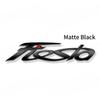 Logo Lettere Fiesta in Metallo Cromato 3D Styling Auto Parafango Laterale Cofano Posteriore Adesivo Decalcomania Distintivo Per Fiesta Emblema MK3 MK4 MK5 Accessori