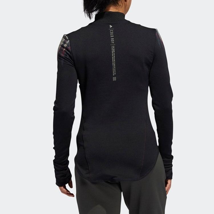 Adidas C.Rdy Slim Fit Training Long Sleeve T-Shirt Women Tops Black GC7223