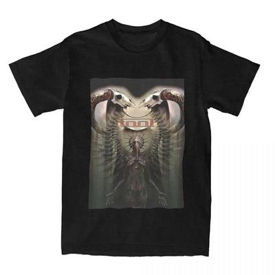 Streetwear Tool Band Metal Music T-Shirt Forwomen High Quality Clothing Hip Hop Band Tee Retro Unisex Top  Men Free Shipping