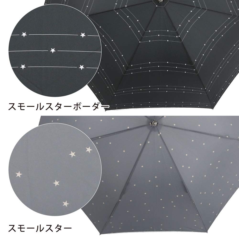 Ogawa Converse Long Umbrella for Men and Women, UV Protection, 60cm, 7 Ribs, Water-Repellent, Jump-Style, Random Logo, 20160