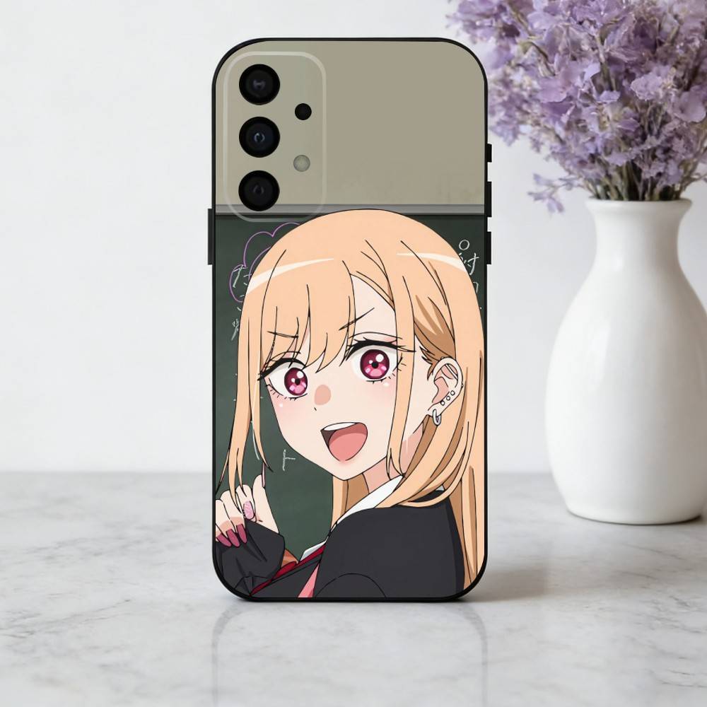 M-Marin K-Kitagawa My Dress Up D-Darling  Phone Case For Samsung Galaxy A73,A72,A71,A70,A53,A52,A51,Soft Silicone Black Cover