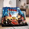 1pc Lego Movie Flannel Throw Blanket - Lightweight Soft Warm All-Season Blanket for Sofa, Bed, Travel, Camping L1029102