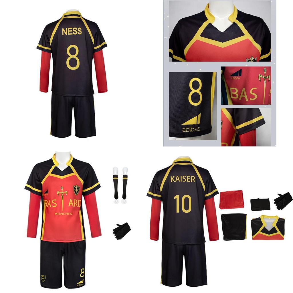 Bluelock Cosplay Trikot mit Polyesterstoff für Anime-Fans