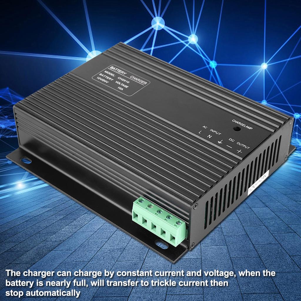 12V 24V 10A Diesel Generator Genset Intelligent Battery Charger
