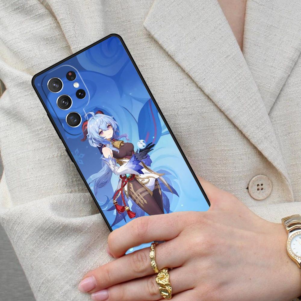Genshin Impact Ganyu Cell Phone Case for Samsung Galaxy S26 Ultra S25 S24 S23 S22 S21 S20 Note10 Cover