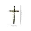 Wooden Wall Crucifix Cross Jesus Sculpture 12" Catholic Hanging Ornament for