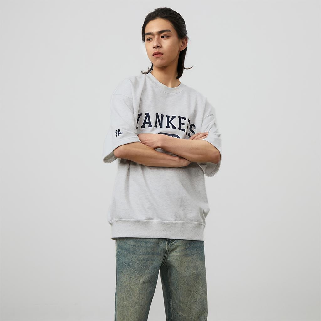 New MLB SS24 T Shirt Unisex Light Heather Gray 3ARSV0143-50MGL