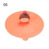 1Pcs Transparent Cartoon Cute Silicone Cup Cover Heat-resistant Leak Proof Sealed Lids Cap Dustproof  Cup Cover Tea Coffee Lids
