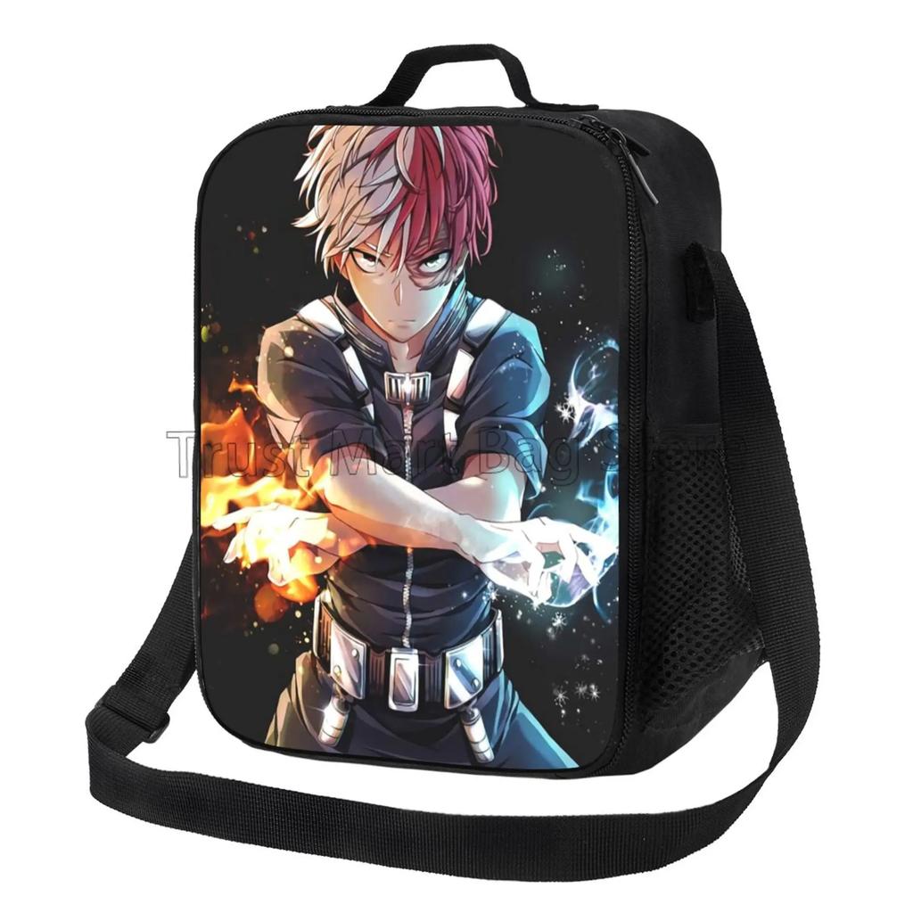 My Hero Academia Anime Manga Torba na Lunch dla Dzieci Izolowany Lunchbox Przenośna Termiczna Torba Chłodząca dla Chłopców Dziewczynek Szkoła Piknik
