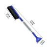 Anti-fatigue Ice Scraper Deicing Wiper Brush with Anti-fatigue Foam Handles Double-headed Snow Brush Adjustable for Winter