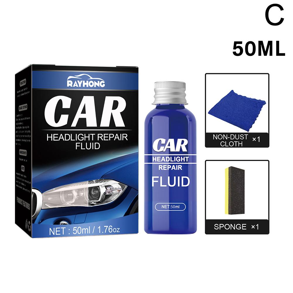 Auto Headlight Refurbishment Repair Fluid Remove Yellow Oxidize Paste Polymer For Headlamps Repair Polish Kit