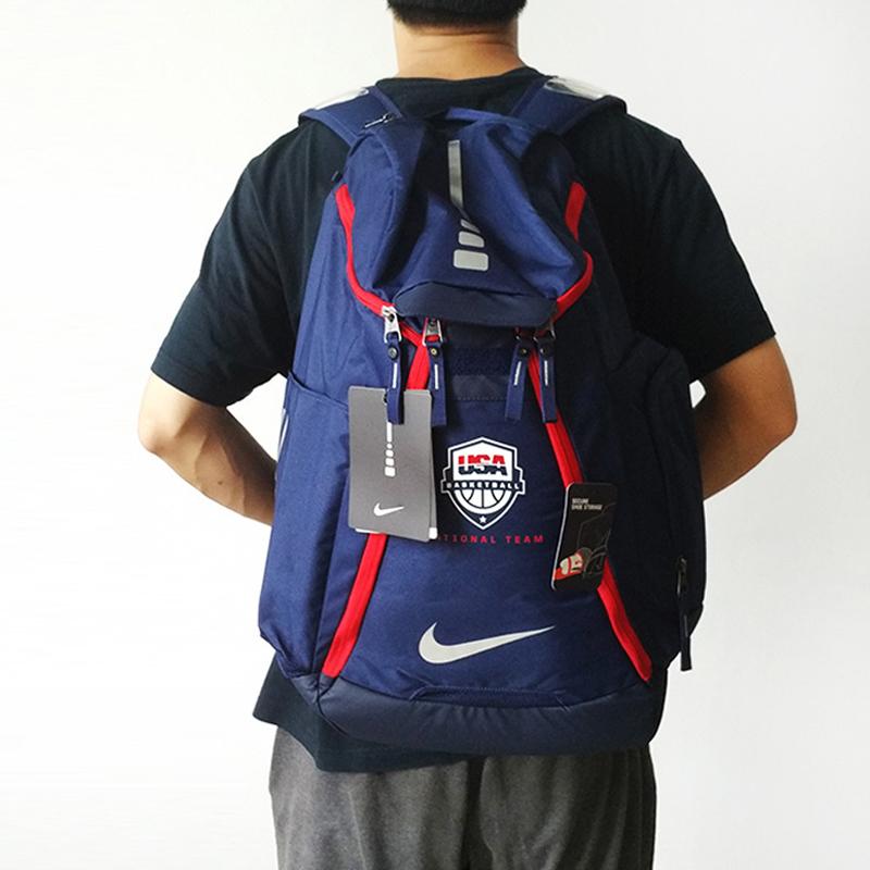 Nike Polyester Backpack Regular Unisex Dark Navy Blue Casual BA5280-410