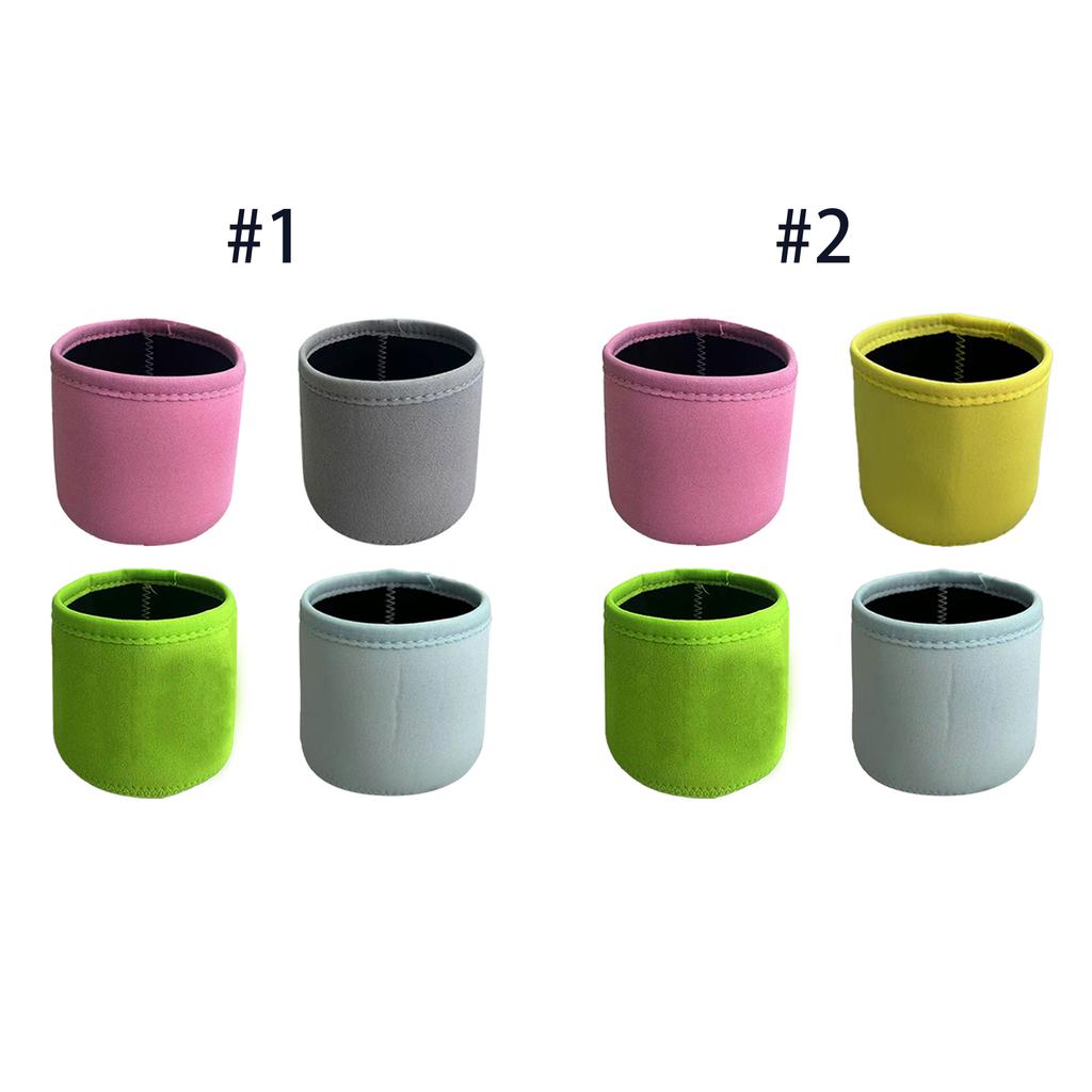 4PCS Boot Covers Protective Sleeve Insulated Ice Cream Cup Sleeve Water Bottle Boot Cloth Material Suitable for Cups