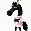 2026 Year of the Horse Mascot Black Horse Plush Bag Pendant Gift