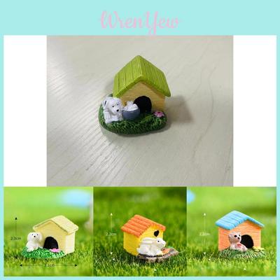 Adorable Resin Animal House Figurines Perfect For Diy Miniature Moss Landscapes