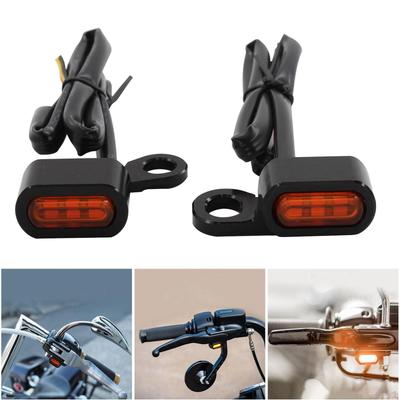 Front Indicator Running Light for Softails Sportsters, Made of High Quality Billet Aluminum,