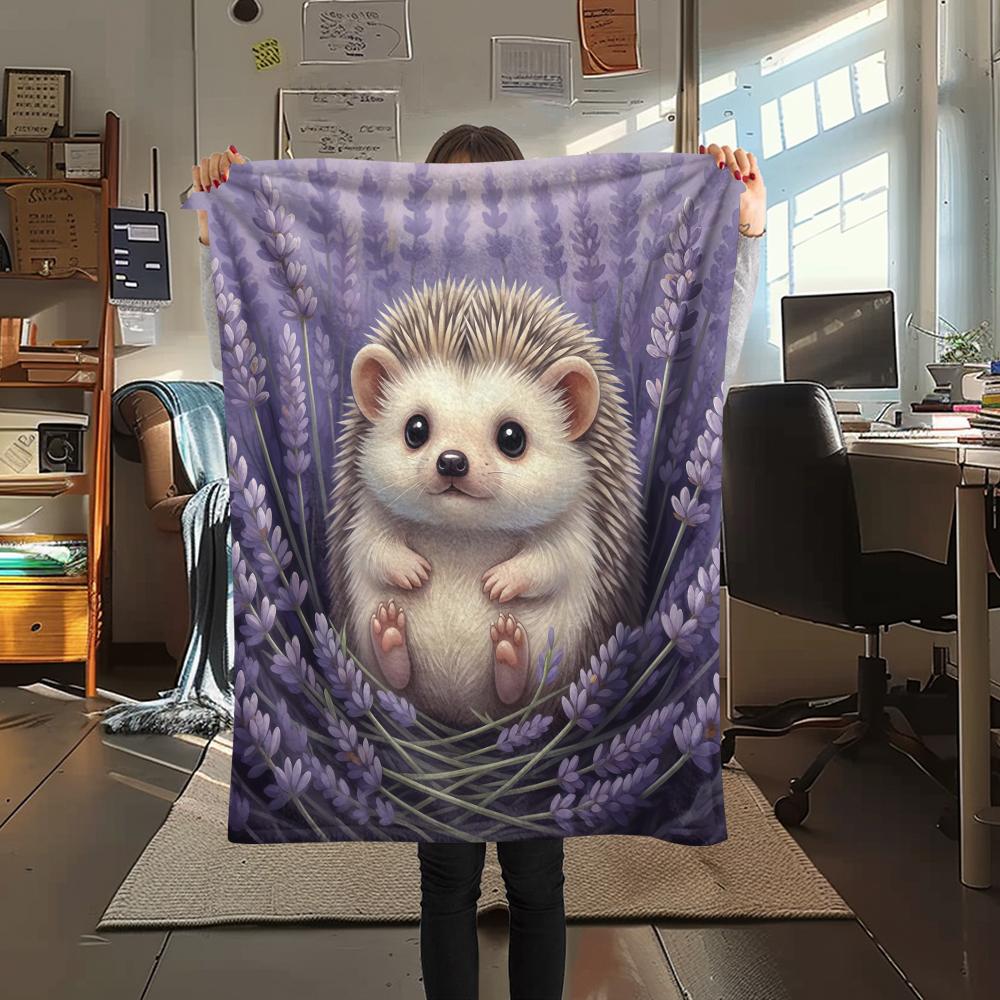 1 Stück Flanelldecke mit Cartoon-Druck, Hohe Qualität, Bequem für alle Jahreszeiten, Heimdekoration, Wärme und Komfort, Perfekt als Weihnachts- oder Geburtstagsgeschenk