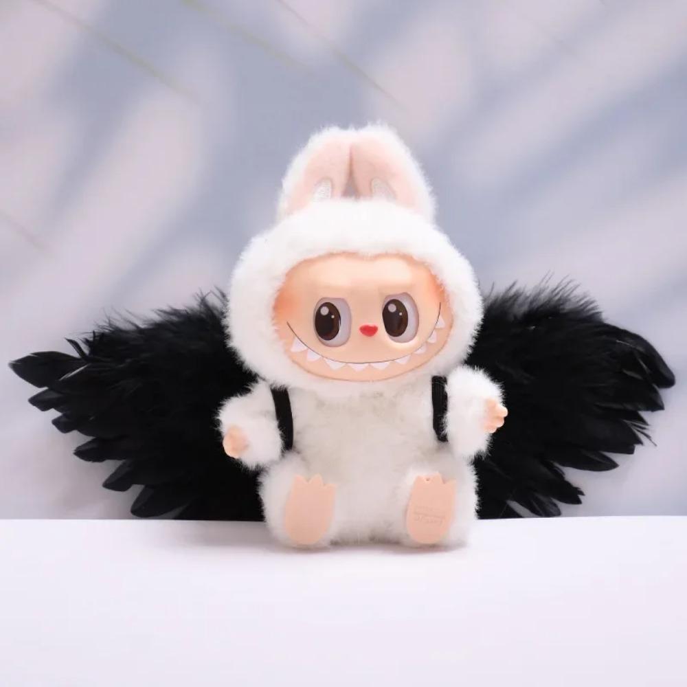 

Labubu Doll Clothes Baby Penguin Onesie Labubu I II Idol Dolls 15/17cm Plush Doll S Clothes Sitting Party Accessories No Doll