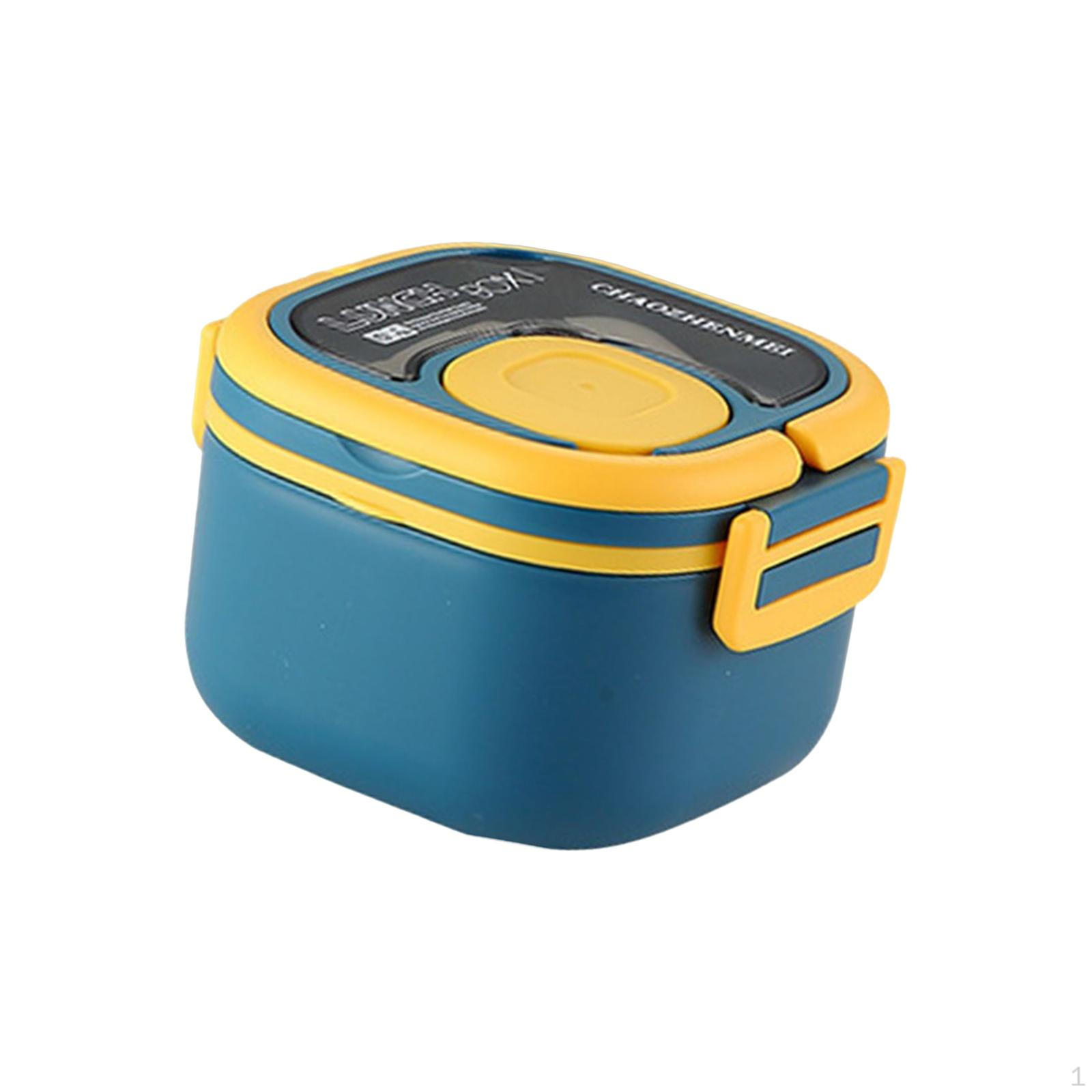 Airtight Lunch or Cold Food Storage Meal Prep Container Salad Bento Box for Kids Teen Blue PP 800₽