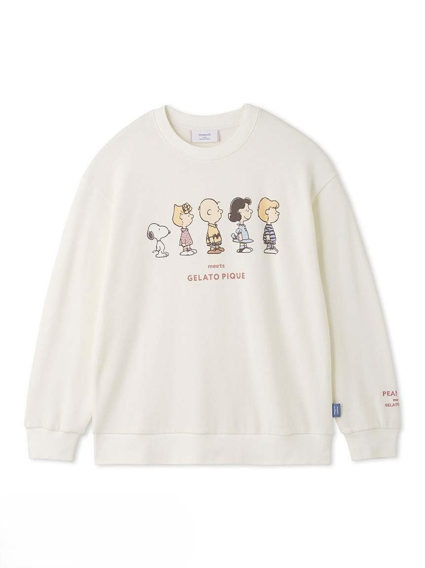 

PEANUTS HOMME Fleece Pullover PMCT251207 OWHT [Gelato Pique] Men s