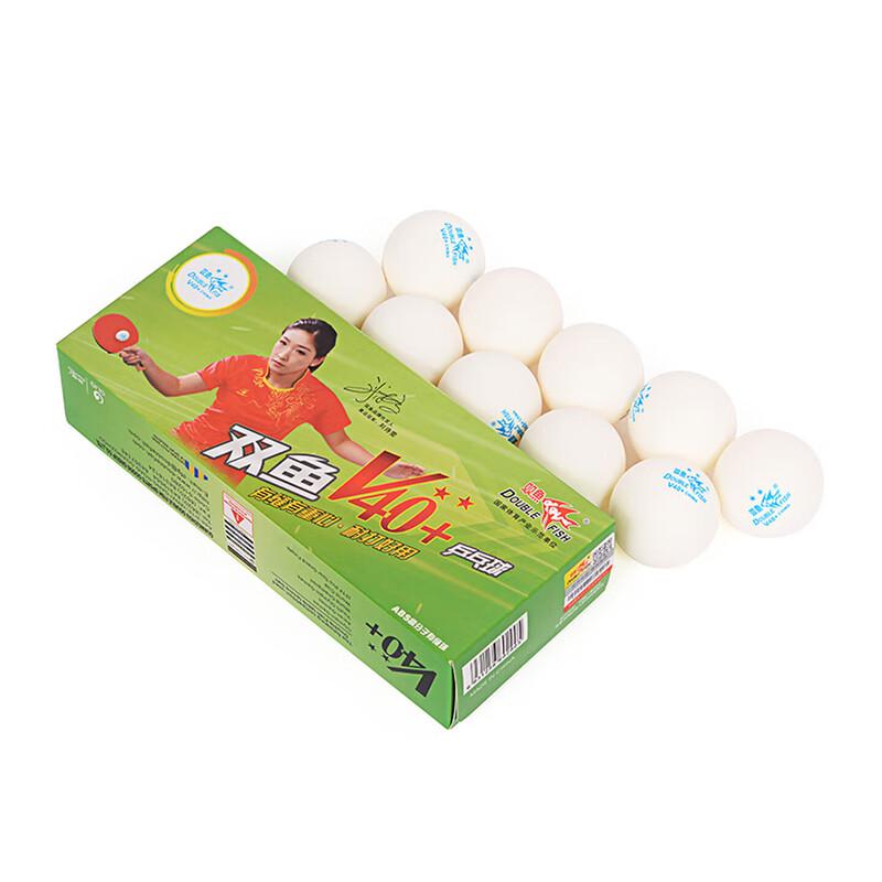DOUBLE FISH V40+ 2-stjärniga träningsbordtennisbollar