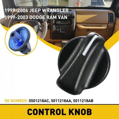 Control Fan Knob Speed A/C Heater For Jeep Wrangler TJ 1999-2006 5011218AA EXV