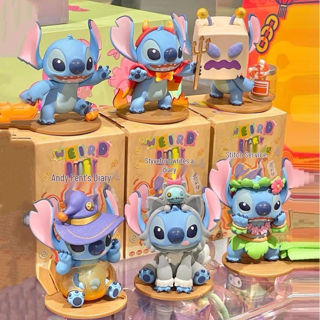 

Stitch Mischievous Diary Series Blind Box Figure - Trendy Toy Desktop Ornament Gift