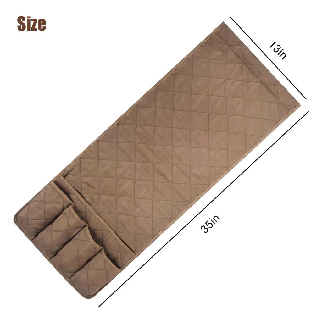 5-Pockets Non-Slip Couch Sofa Chair Armrest organizer Armchair Caddy For Smart Phone,Book,Magazines,Ipad,TV Remote Control Holder