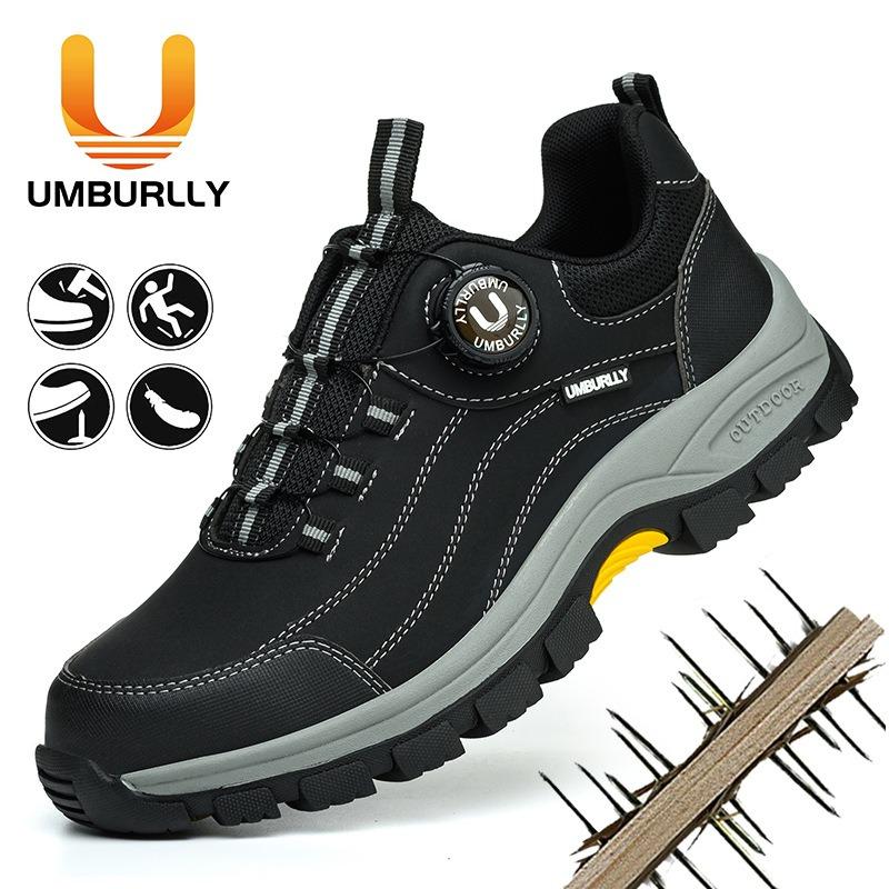 Pro Herren Sicherheitsarbeitsschuhe Hohe Qualität Anti-lmpact Anti-Durchstich Herren Sneaker Drehverschluss Übergröße 38-46 Schuhe für Herren