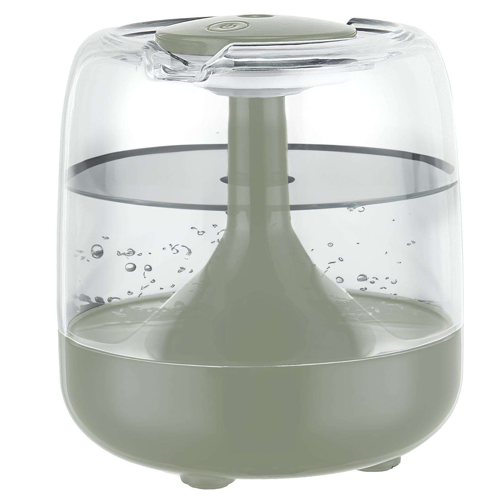 

650ML Portable Humidifier Air Humidifier Essential Oil Home Bedroom Aroma Diffuser With Colorful Night Lights USB Humidifier світло-зелений колір