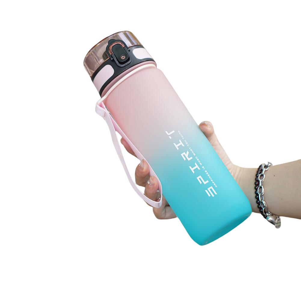 Fitness Sports Water Bottle Leakproof Travel Water Cup Large Capacity Dazzling Color Water Bottle for Fitness Gym Outdoor Sports