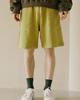 Onhanseu Moleskine Touch Cotton Sweat Shorts_Olive