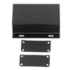 Aluminum Electric Box Waterproof Junction Enclosure Case Integrated Type 25x71x80mm Black