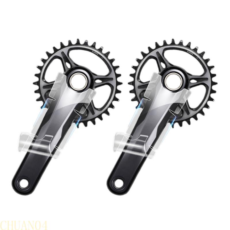 A1A2 2 Sheet Bikes Crank Stickers Crank Arm Protective Film Bikes Frame Stickers Crankset Protectors Bikes Crank Crank Decals