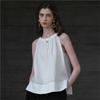 Halter Top Summer Simple Pullover Round Neck Sleeveless Vest French-style Camisole Tops