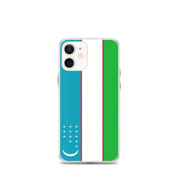 Coque Télephone Drapeau Ouzbékistan - iPhone 12 mini