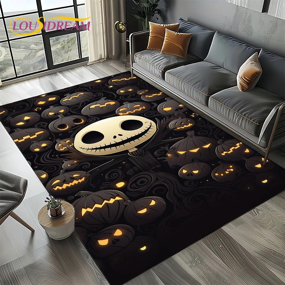 The Nightmare Before Christmas Cartoon Carpet Rug for Bedroom Living Room Home Sofa Decoration,kids Large Decor Floor Mat Gift