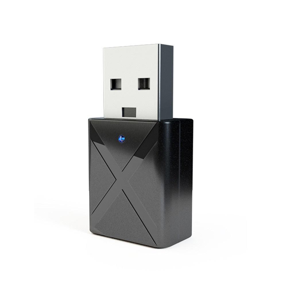 

USB Bluetooth 5.0 Передавач Приймач Міні Стерео Bluetooth AUX RCA USB 3,5 мм Джек чорний
