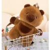 Kids Capybara Doll Plush Backpack Kawaii Animal Plushie Toy Fur Bag Children's Schoolbag Mini Knapsack Bags Gifts for Girlfriend