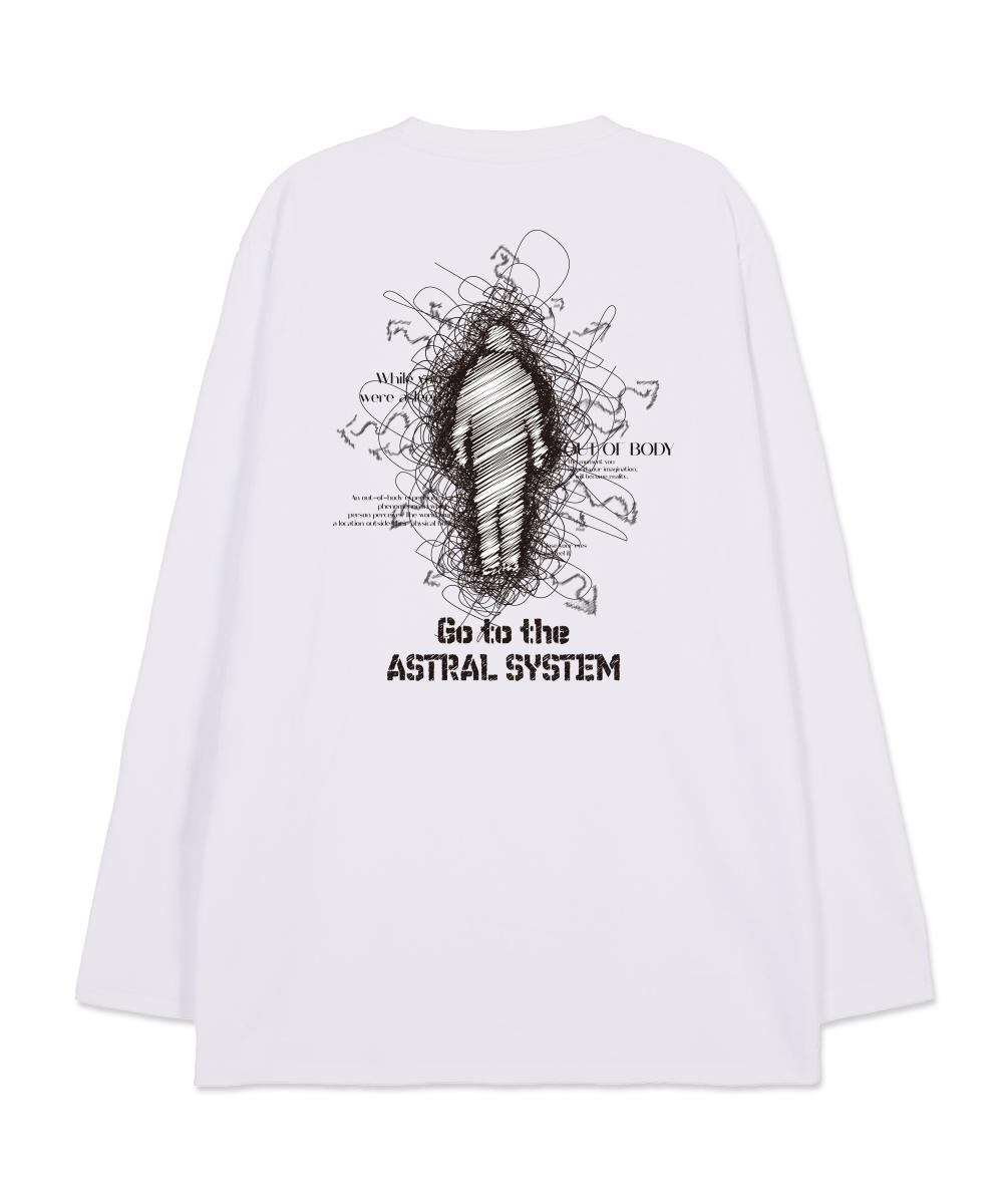 Astral Projection Astral System Oversized Long Sleeve T-Shirt_White L