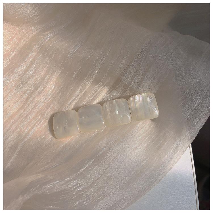 Fairy White Hair Clip - 2022 Summer Women's Headwear for Side Bangs