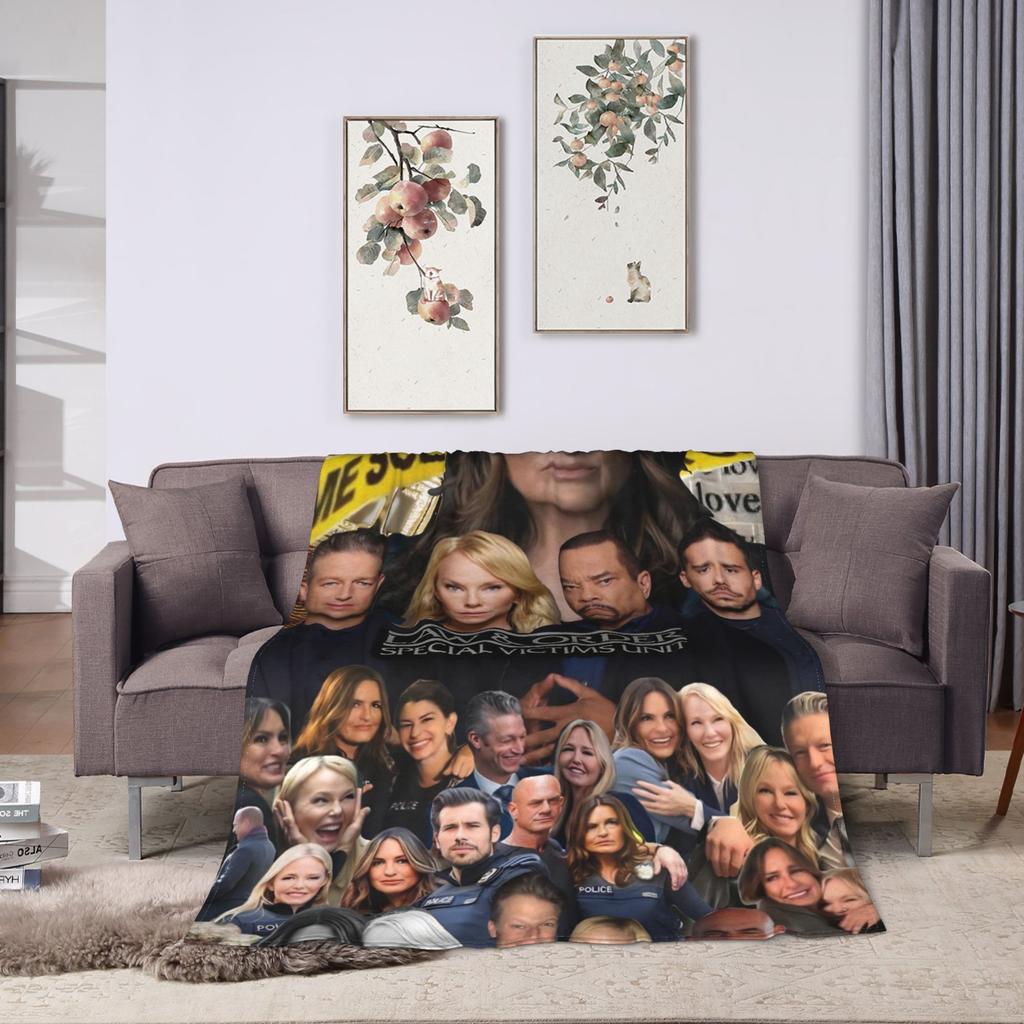 Law Order SVU Blanket Quality Soft Warm Throw Blanket Winter Travel Bedroom Aesthetic Bedspread