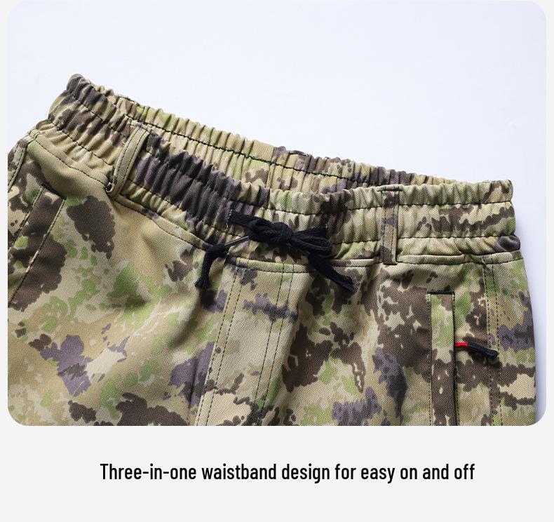 Men's Workwear: Breathable Camouflage Suit for Spring & Autumn - Durable, Thick, Wear-Resistant Outdoor & Training Gear.