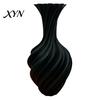 Modern Decorative Vase 3D Printed Spiral Vase, Minimalist Flower Pot for Dry Flowers, Nordic Art Decor Home Shelf, Creative Gift Ideas Structure